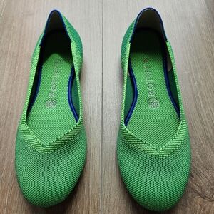 Rothy's - The Flat - Bright Green - Size 8